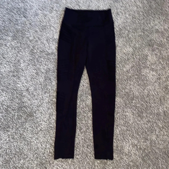 Athleta DELANCEY MOTO TIGHT in Black - Picture 4 of 9